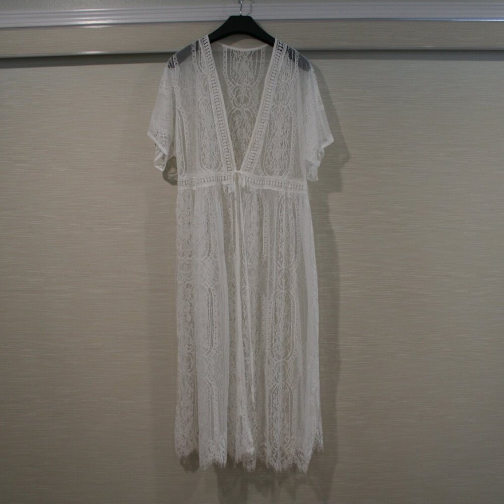 White Lace Cardigan
